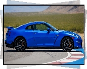 Niebieski, Nissan, GTR, R35